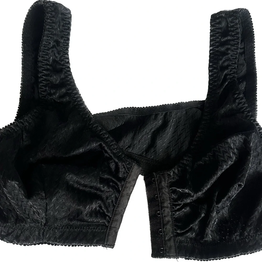 Medical black bra